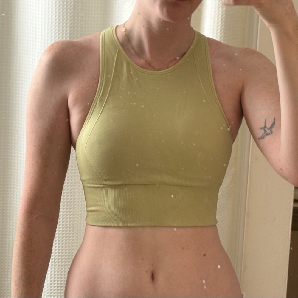 Lululemon Athletica Sage Green Sports Bra